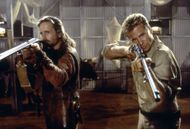 On the set of The God and the Darkness (Image via Getty)